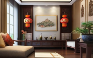 中式客厅摆设