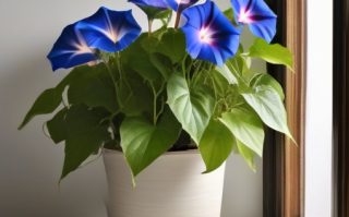 室内种牵牛花好不好