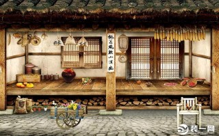 赞爆的农家院饭店装修风格 看农家院饭店效果图回忆旧时光