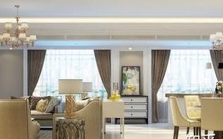 入户客厅餐厅一体怎么装修？