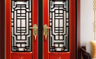 家装中式衣柜门用什么拉手好看