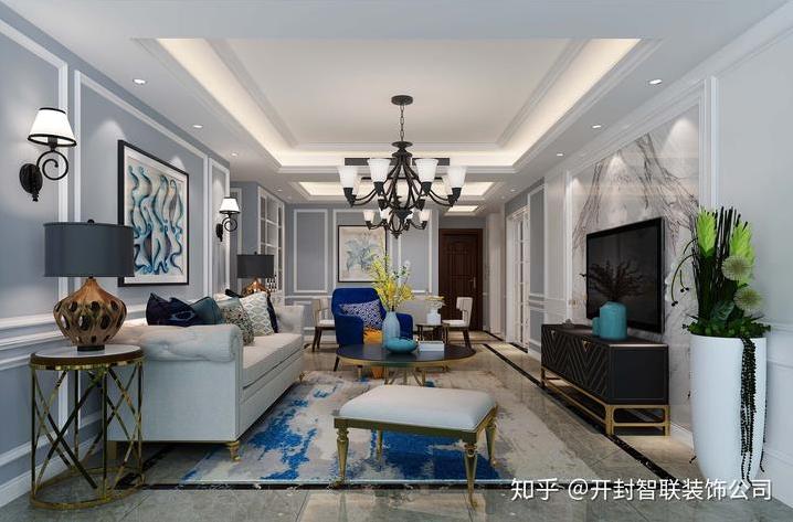 客厅餐厅一体吊顶效果图客厅餐厅一体吊顶怎么处理?-第9张图片 客厅餐厅一体吊顶效果图客厅餐厅一体吊顶怎么处理?-第9张图片