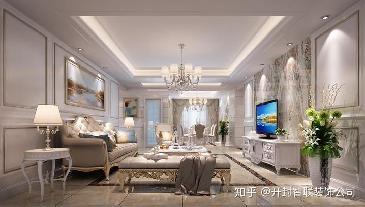 客厅餐厅一体吊顶效果图客厅餐厅一体吊顶怎么处理?-第8张图片 客厅餐厅一体吊顶效果图客厅餐厅一体吊顶怎么处理?-第8张图片